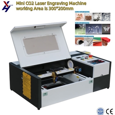 Дешевая 3020 40W 50W CNC лазерная режущая машина для деревянной бумаги кожи акриловой