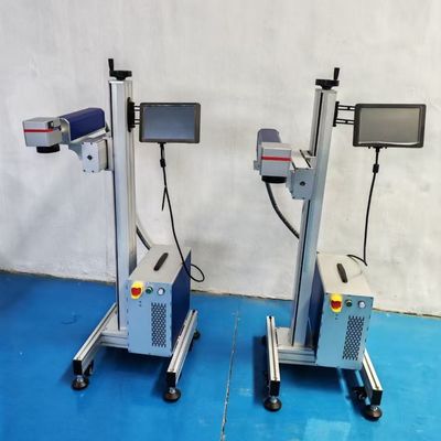 Волоконный лазерный маркировочный станок для проводов, лазерный кодировщик для производственной линии и малого бизнеса, 30 Вт, 50 Вт, 100 Вт